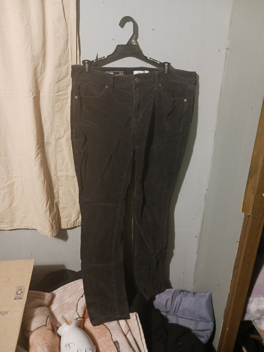 Sonoma Women's Corduroy Pants in Black - Straight Leg